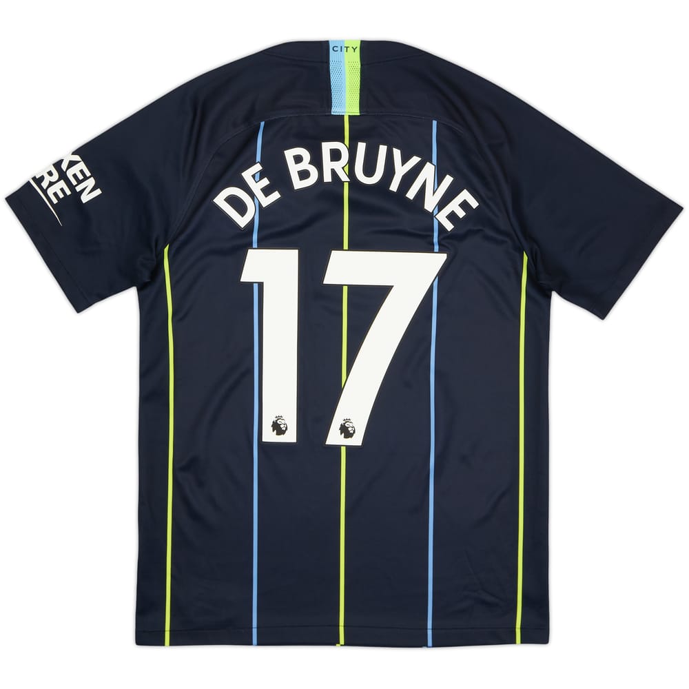 2018-19 Manchester City Away Shirt De Bruyne #17 - 8/10 - (S)