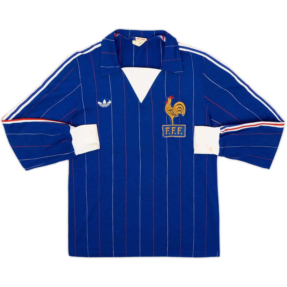 1980-82 France Home L/S Shirt - 8/10 - (M)