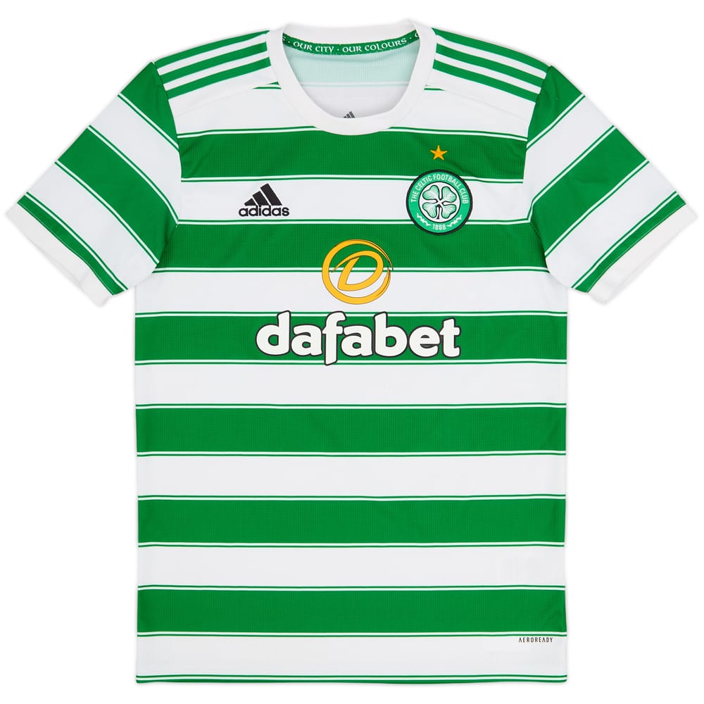 2021-22 Celtic Home Shirt - 10/10 - (S)