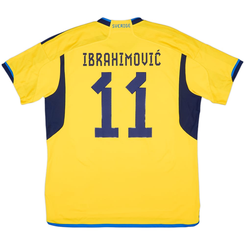 2022-23 Sweden Home Shirt Ibrahimovic #11 - 9/10 - (XL)