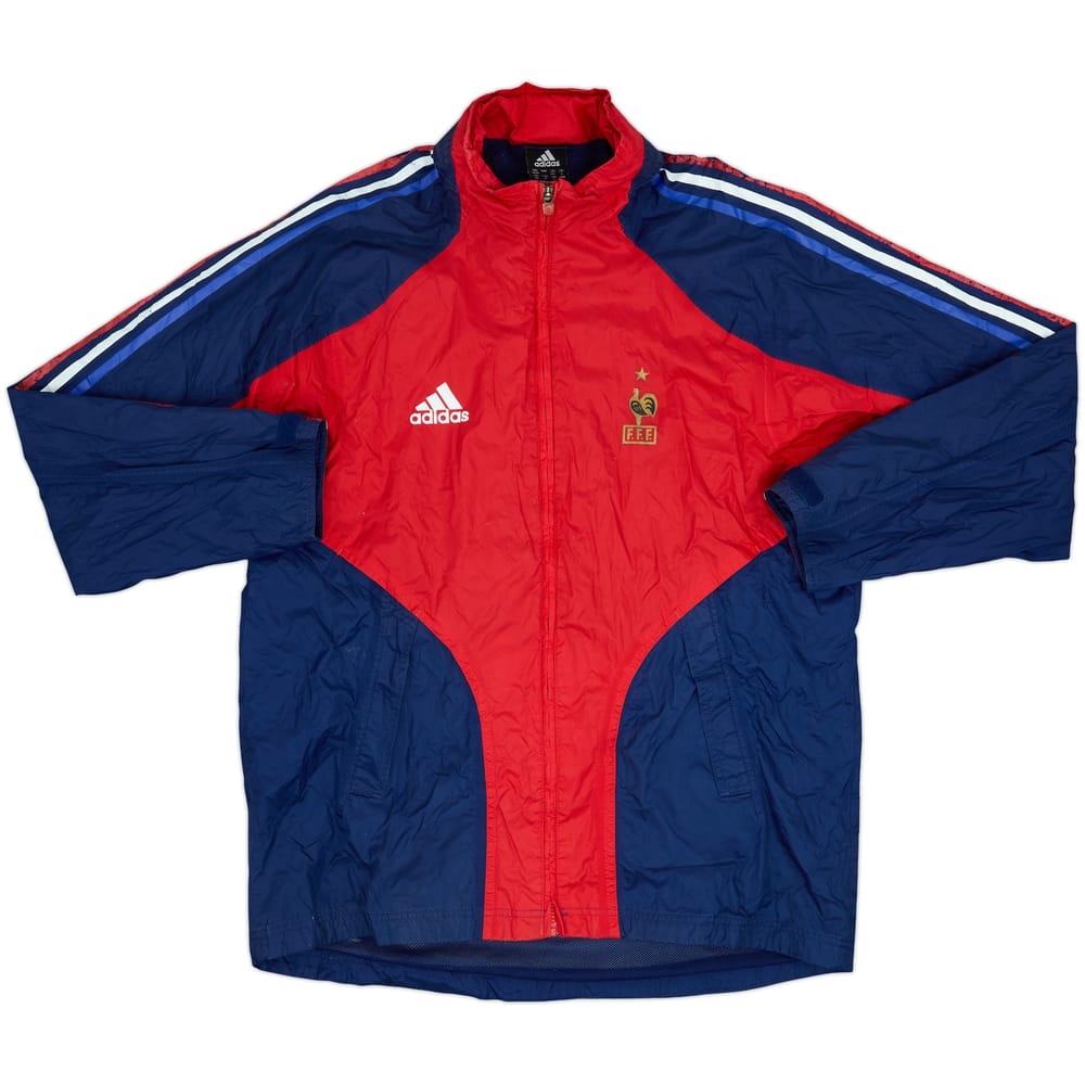 2002-04 France adidas Chaqueta impermeable con capucha - 6/10 - (M)