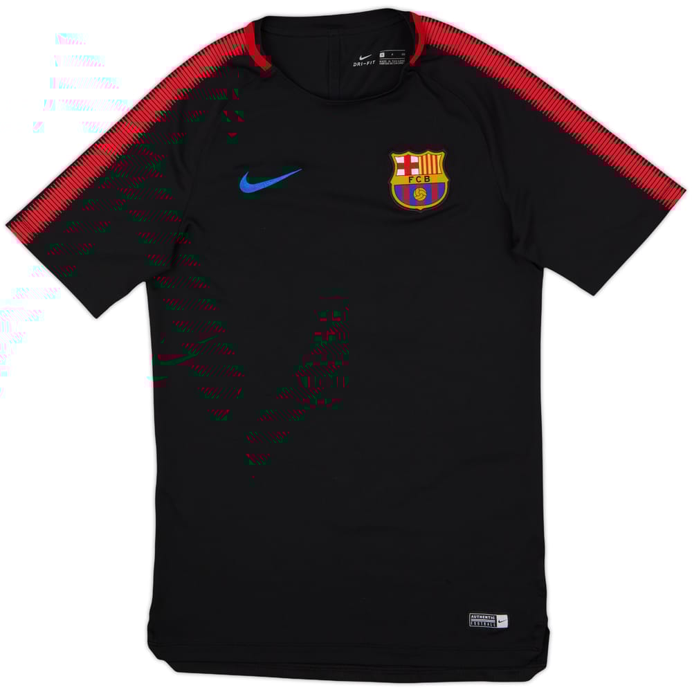 2017-18 Barcelona Nike Training Shirt - 8/10 - (S)