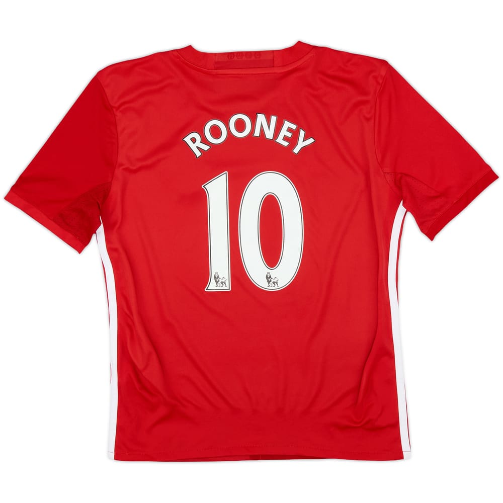 2016-17 Manchester United Home Shirt Rooney #10 - 8/10 - (M.Boys)