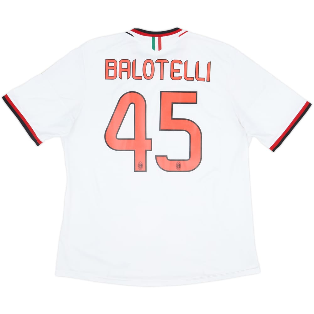 2013-14 AC Milan Away Shirt Balotelli #45 - 7/10 - (L)