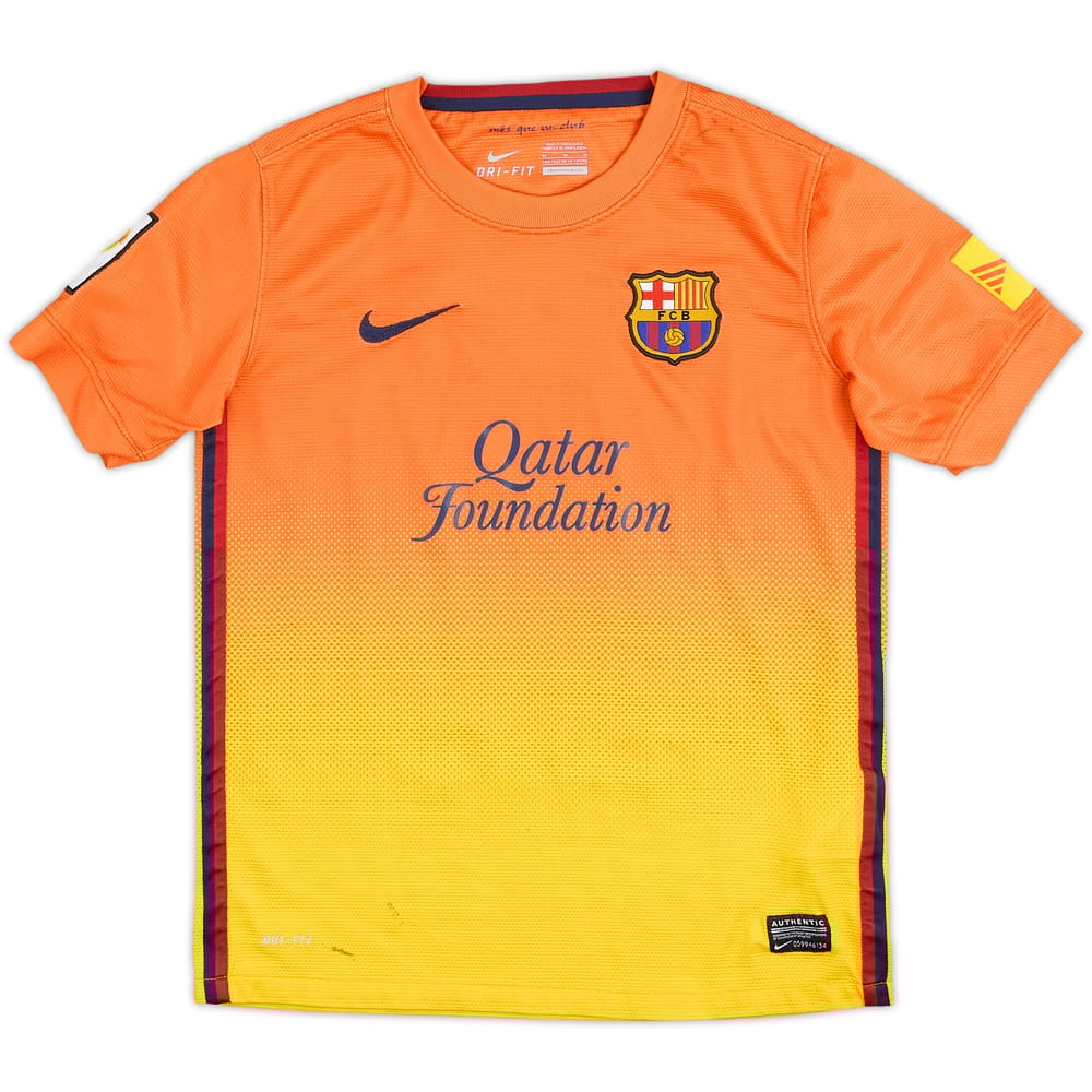 2012-13 Barcelona Away Shirt - 6/10 - (M.Boys)