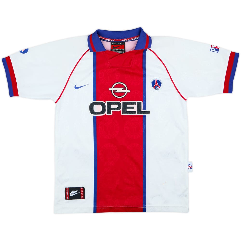 1996-97 Paris Saint-Germain Away Shirt Rai - 7/10 - (L.Boys)
