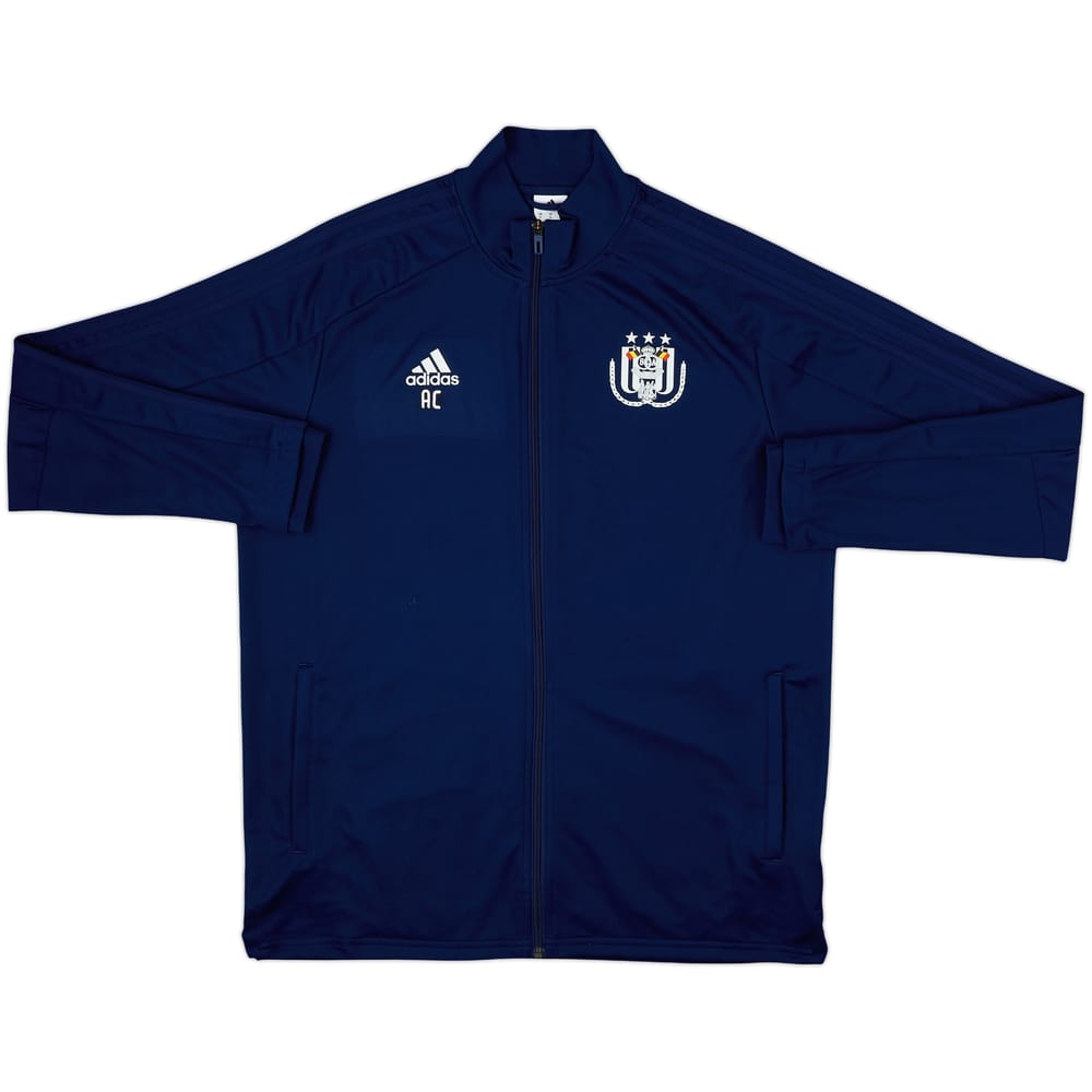 2018-19 Anderlecht Staff Issue adidas Track Jacket AC - 5/10 - (XL)