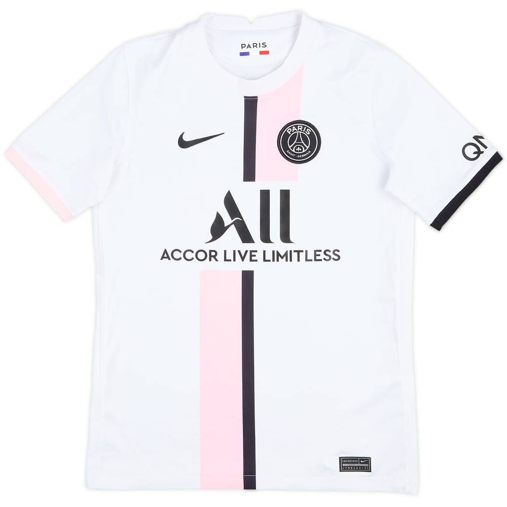 2021-22 Paris Saint-Germain Away Shirt - 6/10 - (L.Boys)