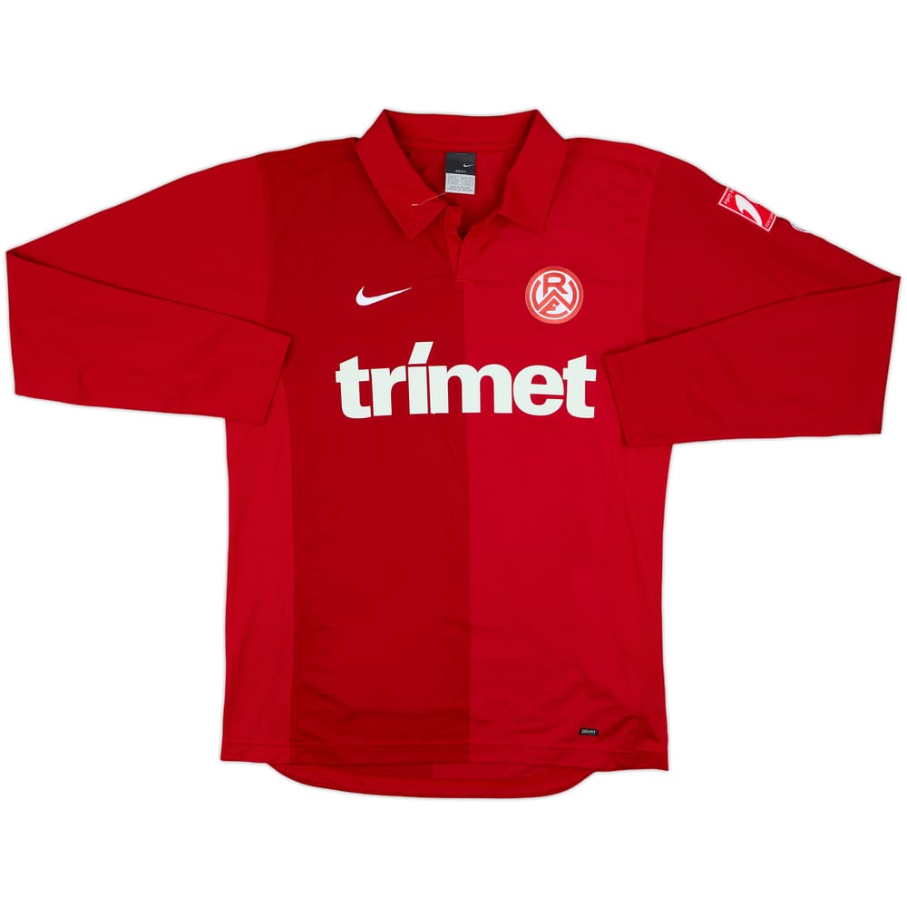 Camiseta de local L/S del Rot-Weiss Essen 2006-07 - 10/10 - (M)