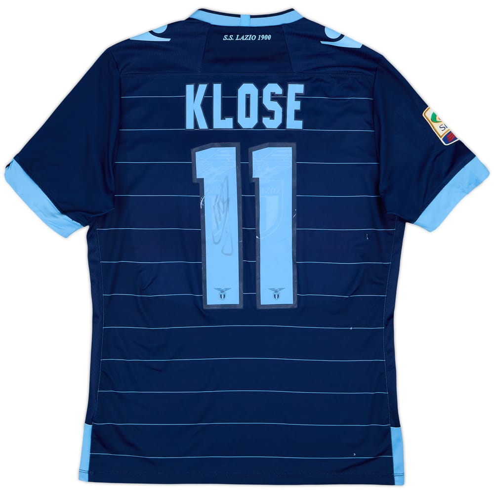 2013-14 Lazio Signed Third Shirt Klose #11 - 5/10 - (L)