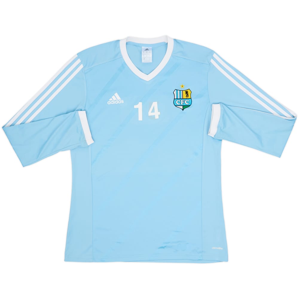 2015-16 Chemnitzer adidas Player Issue Training L/S Shirt #14 - 6/10 - (M)