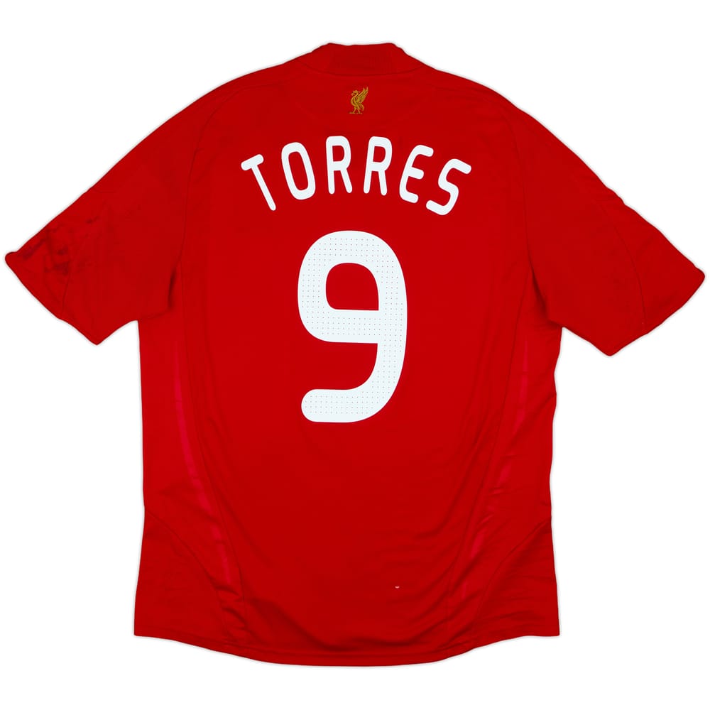 2008-10 Liverpool Home Shirt Torres #9 - 6/10 - (L)