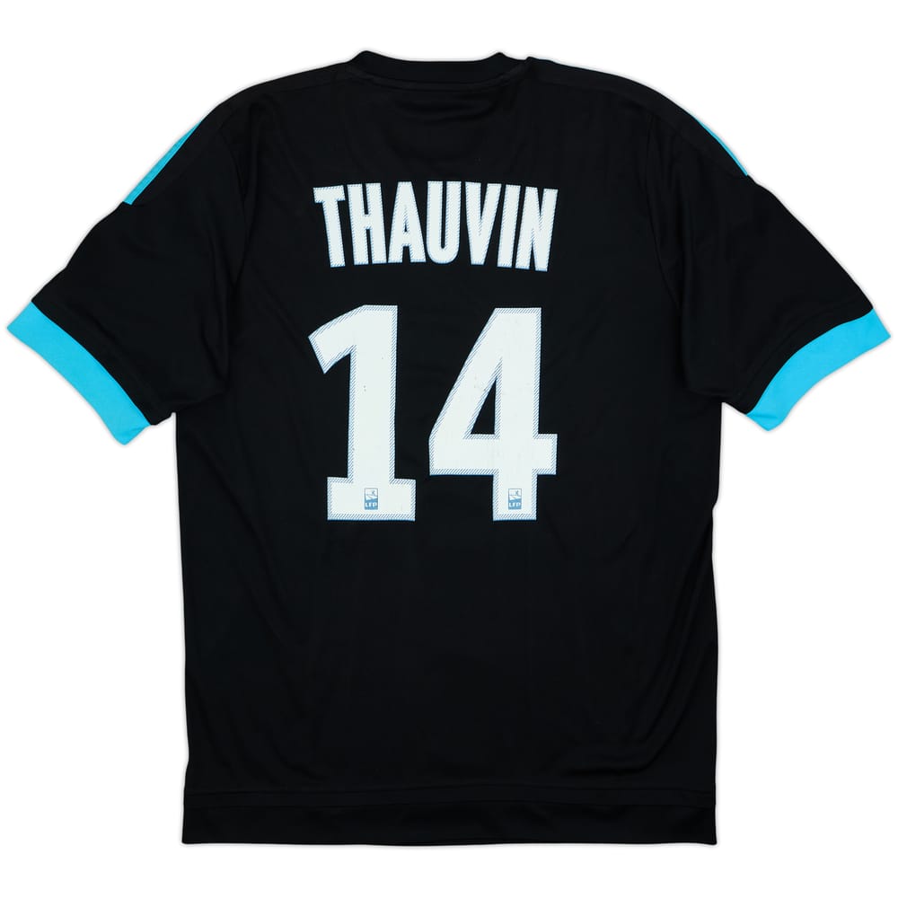 2015-16 Olympique Marseille Away Shirt Thauvin #14 - 6/10 - (M)