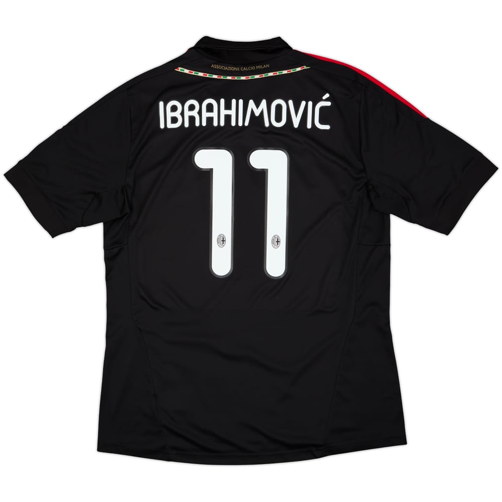 2011-12 AC Milan Third Shirt Ibrahimovic #11 - 8/10 - (XL)