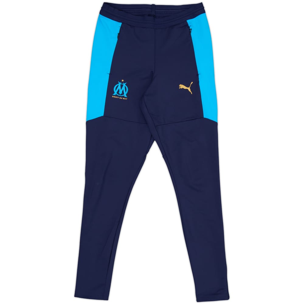 2018-19 Olympique Marseille Puma Track Pants/Bottoms - 10/10 - (M.Boys)