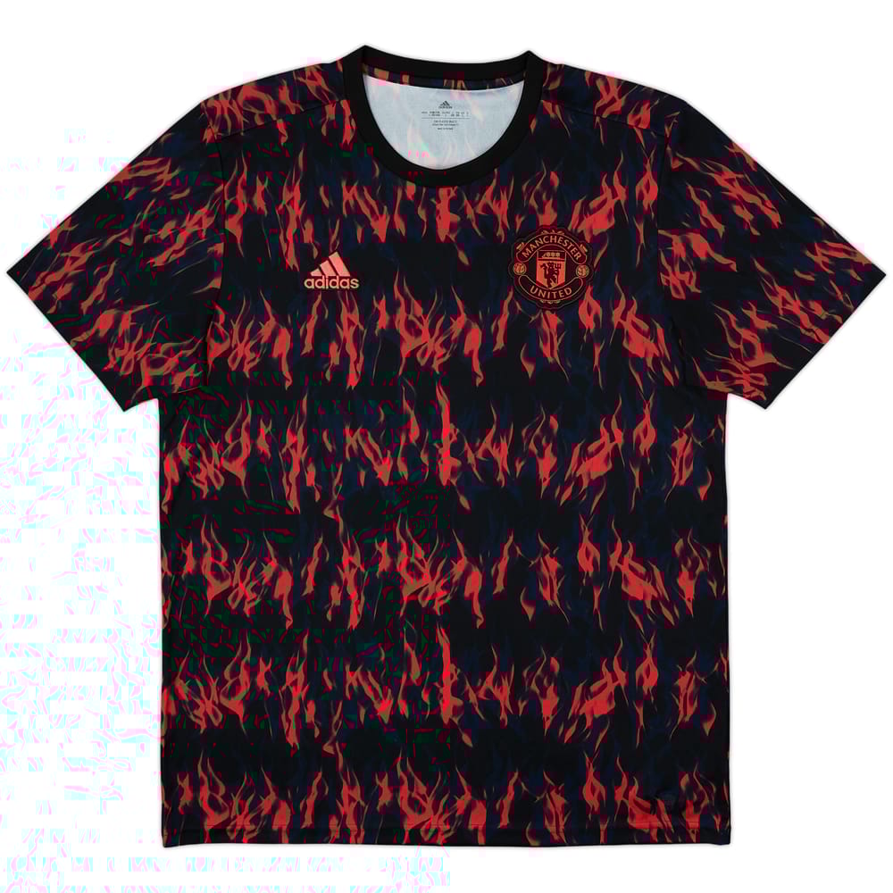 2021-22 Manchester United adidas Training Shirt - 6/10 - (L)