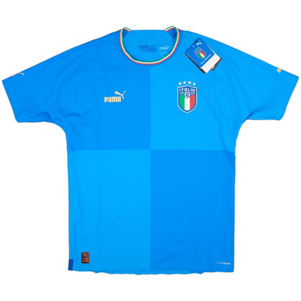 2022-23 Italy Authentic Home Shirt (L)