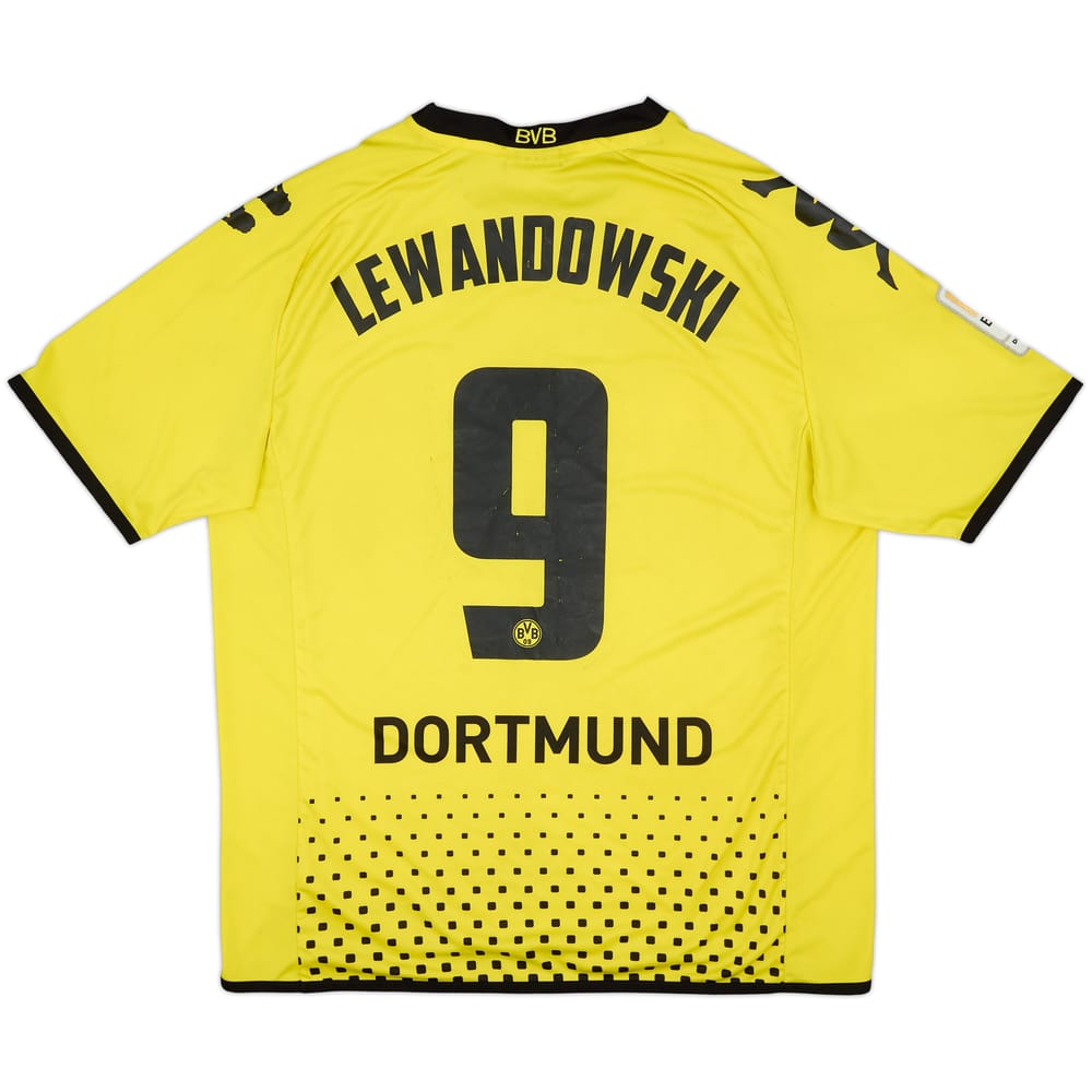 2011-12 Borussia Dortmund Home Shirt Lewandowski #9 - 5/10 - (XL)