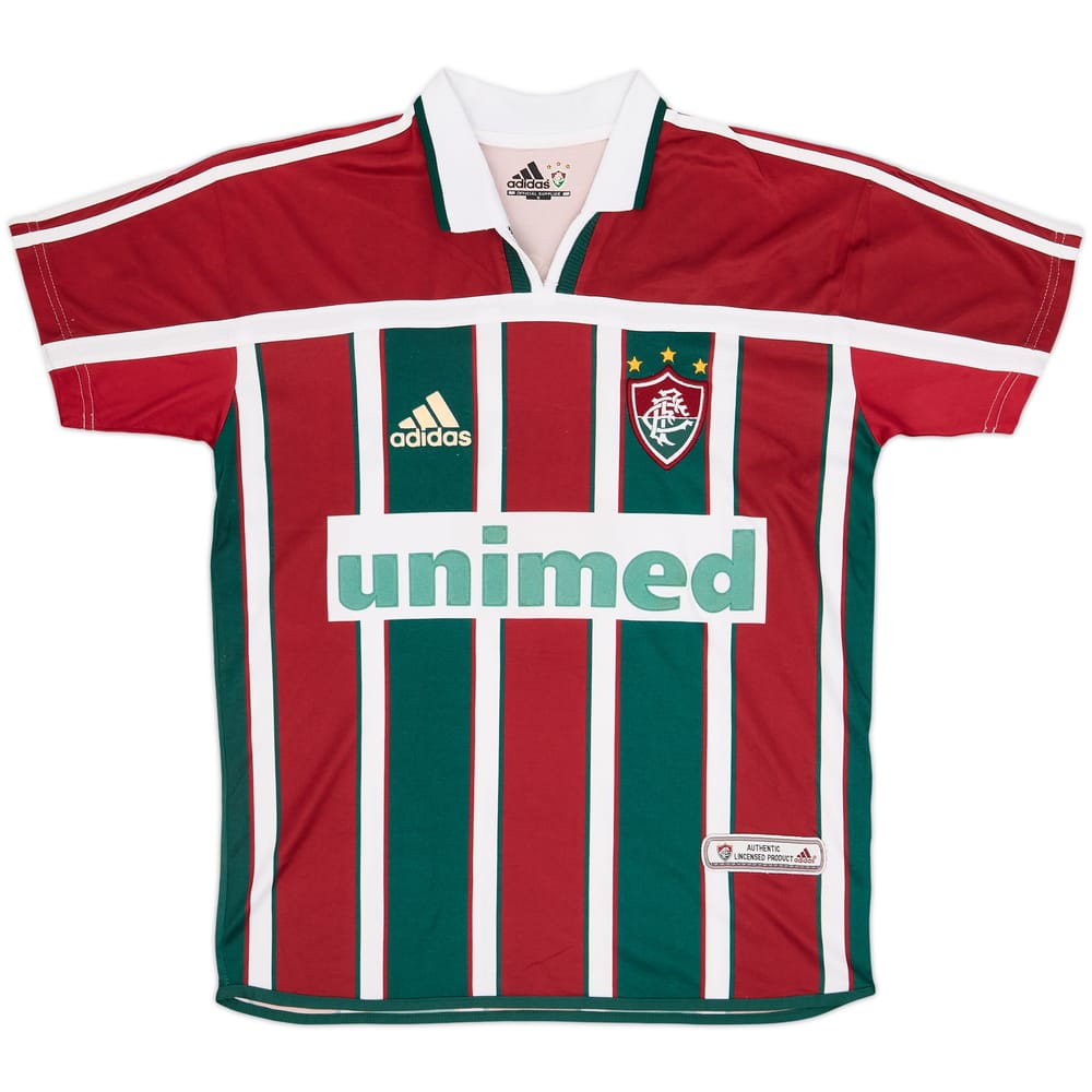 2001-03 Fluminense Home Shirt #7 - 6/10 - (L)