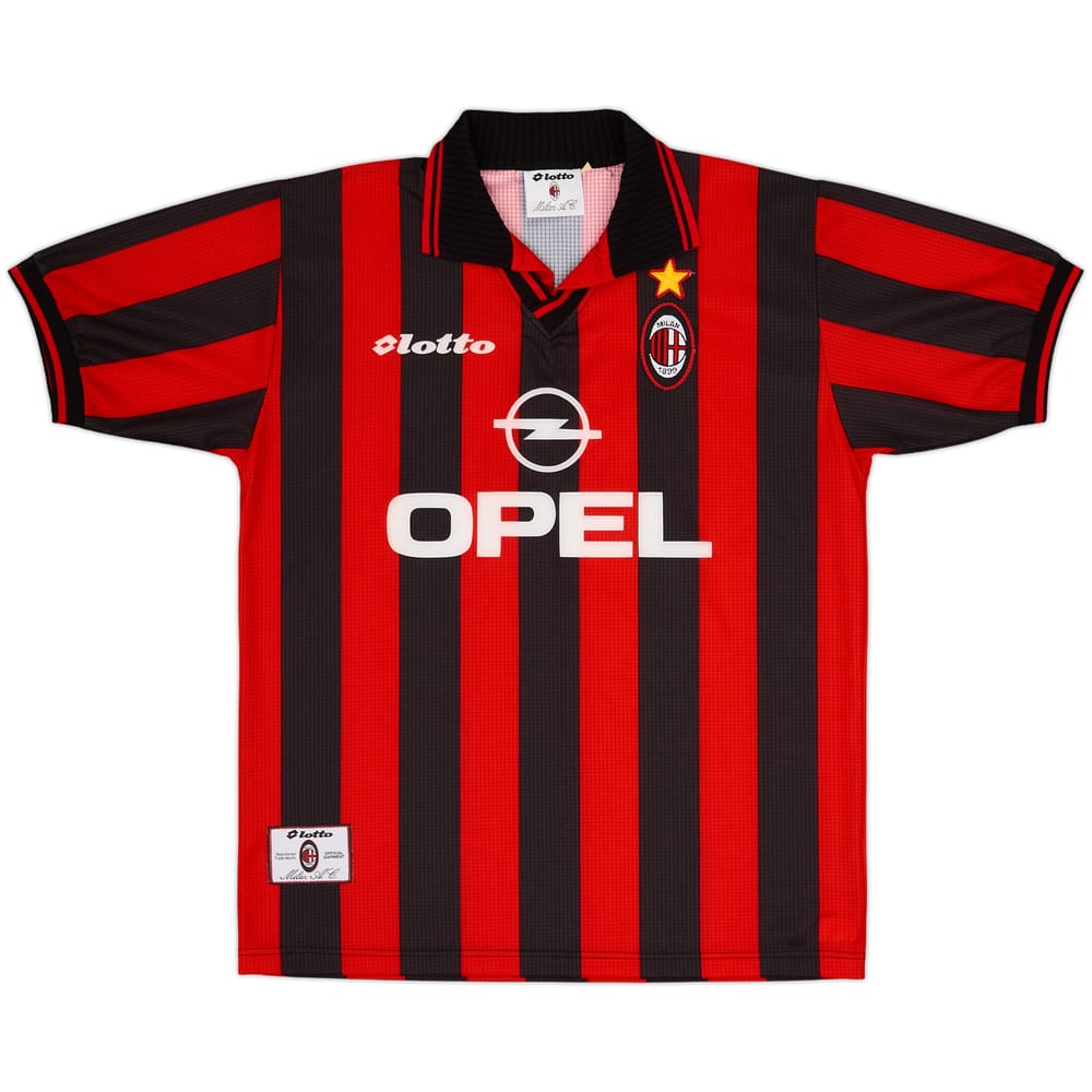 1997-98 AC Milan Home Shirt - 10/10 - (L)
