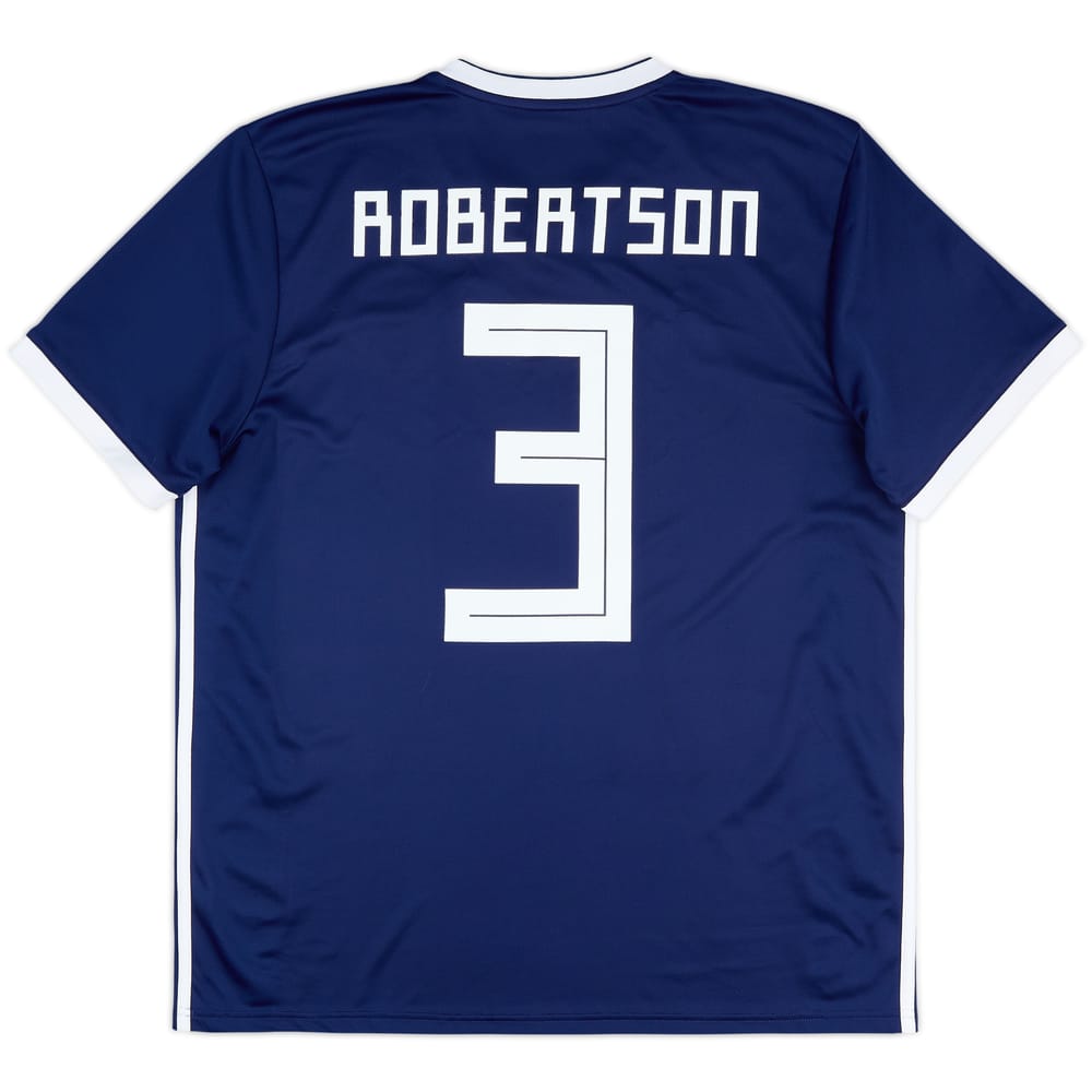 2017-19 Scotland Home Shirt Robertson #3 - 8/10 - (S)