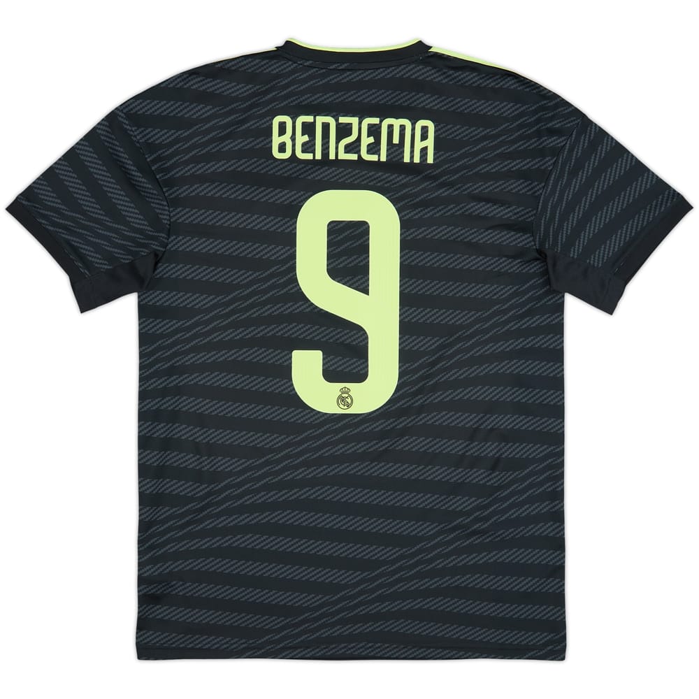 2022-23 Real Madrid Third Shirt Benzema #9 - 10/10 - (M)