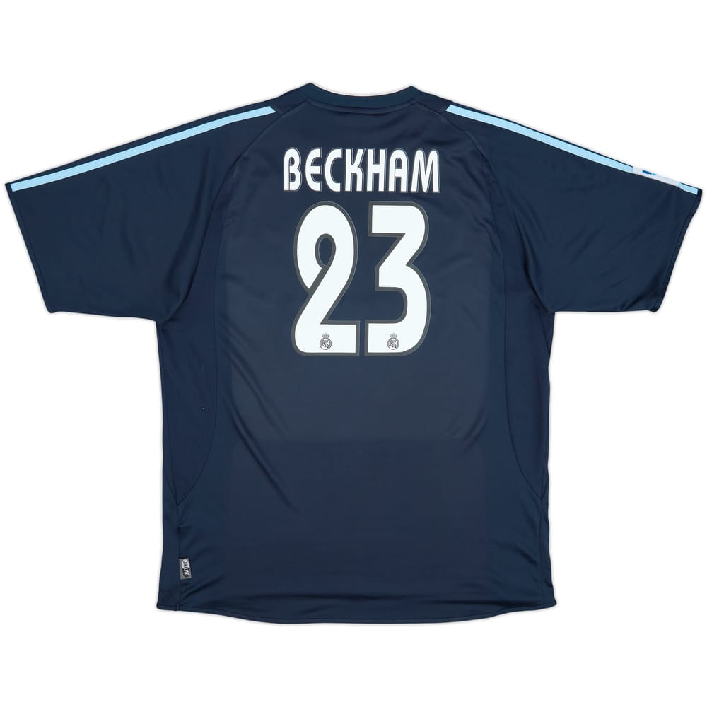 2003-04 Real Madrid Away Shirt Beckham #23 - 8/10 - (XL)