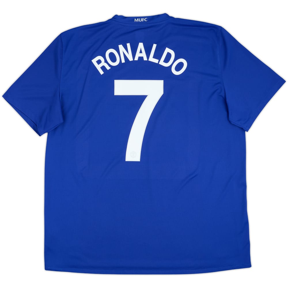 2008-09 Manchester United Camiseta Tercera Ronaldo #7 - 5/10 - (XXL)