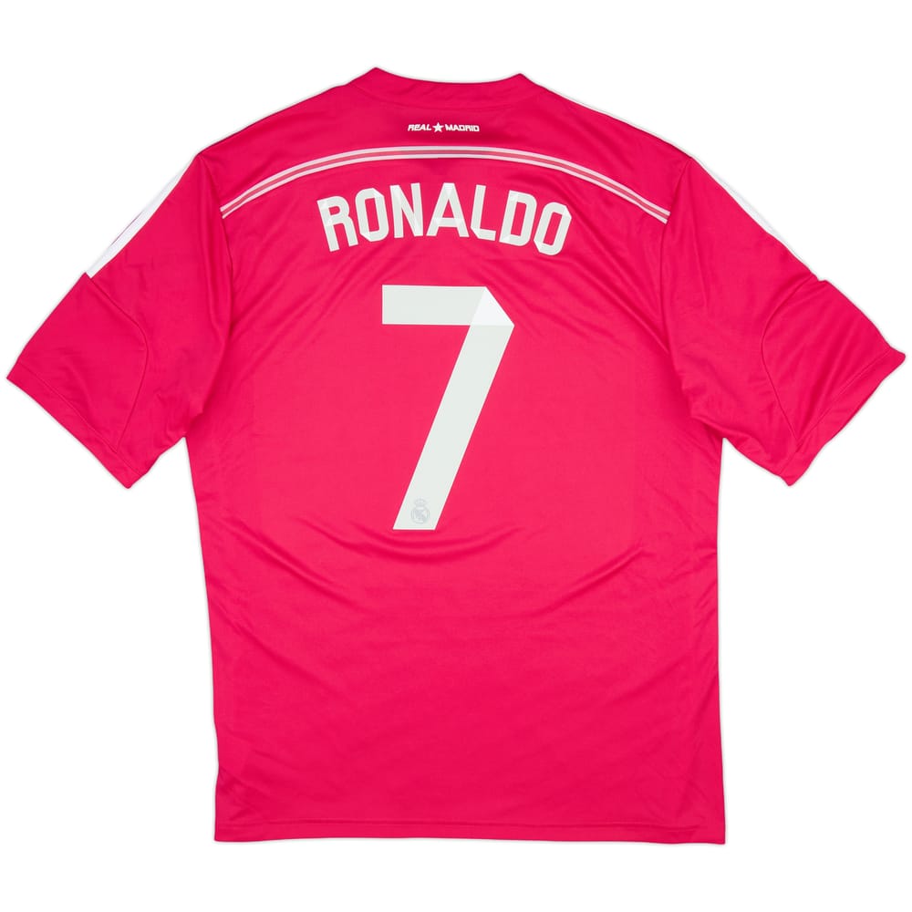 2014-15 Real Madrid Away Shirt Ronaldo #7 - 9/10 - (XL)