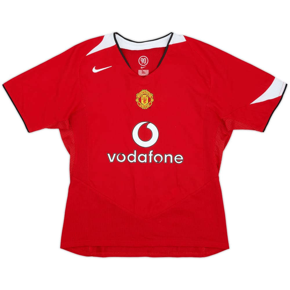2004-06 Manchester United Home Shirt - 9/10 - (Women's M)