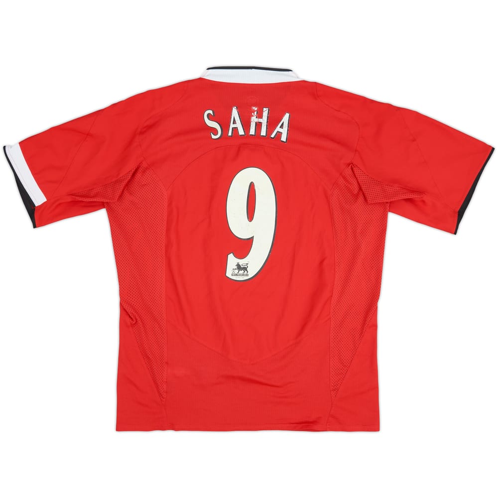 Camiseta de local del Manchester United 2004-06 Saha #9 - 5/10 - (L)