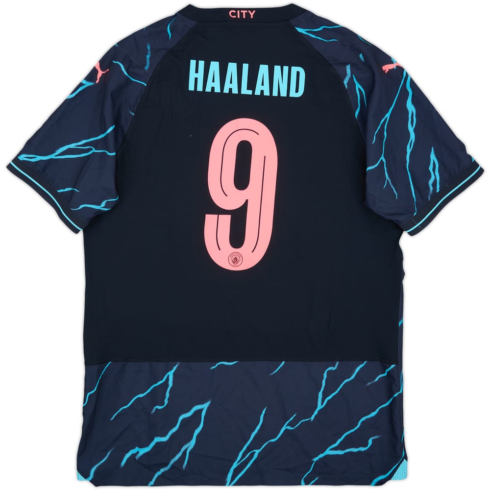 2023-24 Manchester City Authentic Third Shirt Haaland #9 (XL)