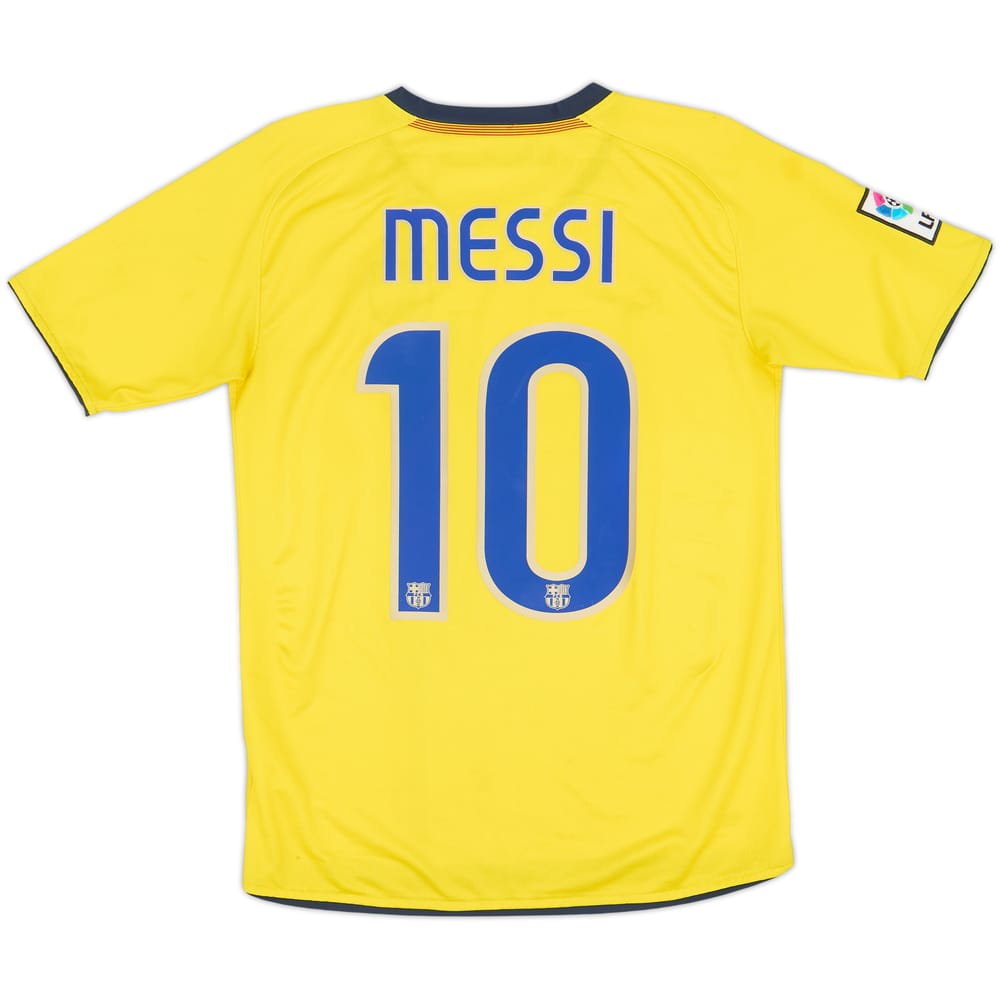 2008-10 Barcelona Away Shirt Messi #10 - 8/10 - (XL.Boys)