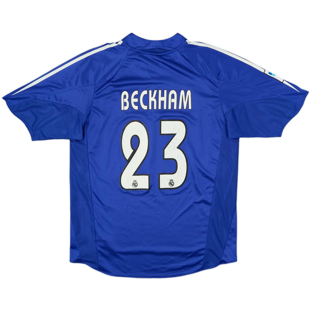 2004-05 Real Madrid Third Shirt Beckham #23 - 7/10 - (L)
