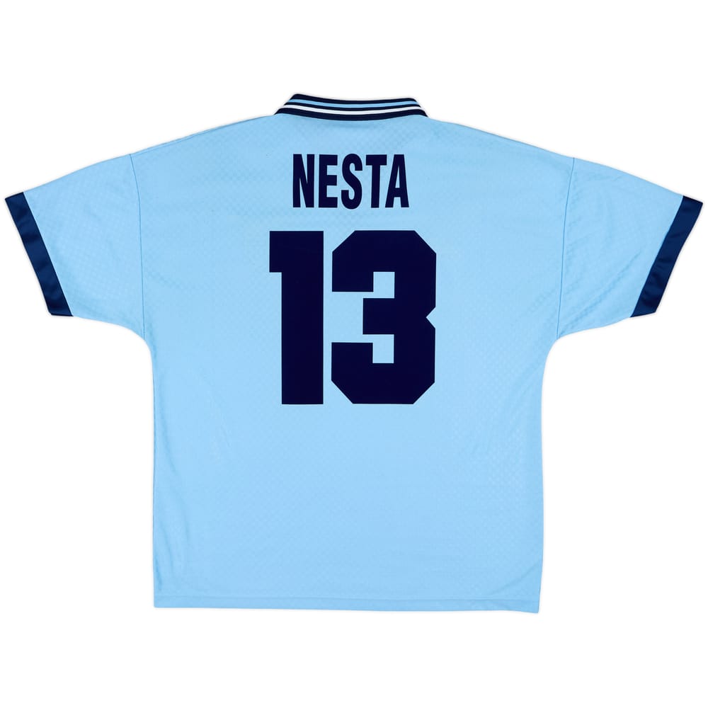 1995-96 Lazio Home Shirt Nesta #13 - 8/10 - (L)