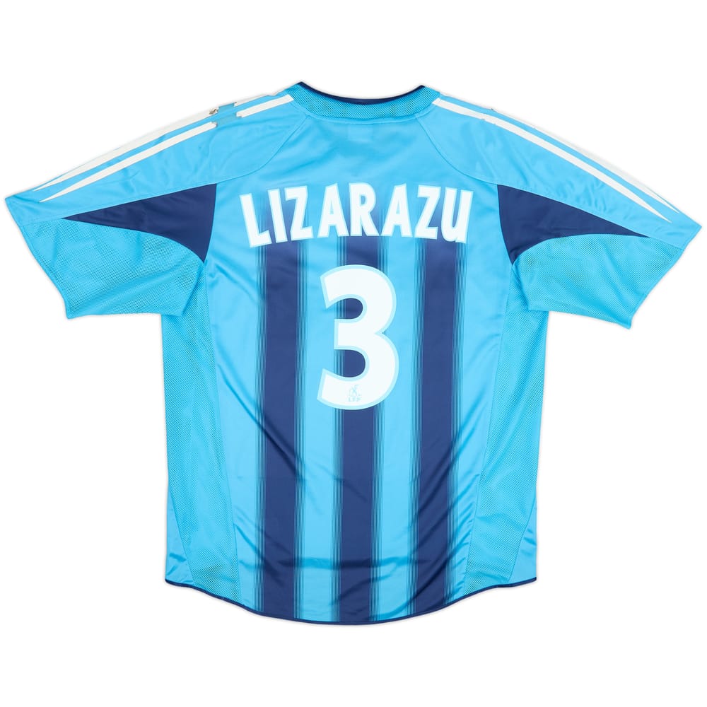2004-05 Olympique Marseille Away Shirt Lizarazu #3 - 5/10 - (M)