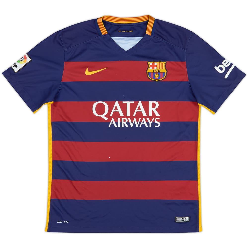 2015-16 Barcelona Home Shirt - 4/10 - (M)
