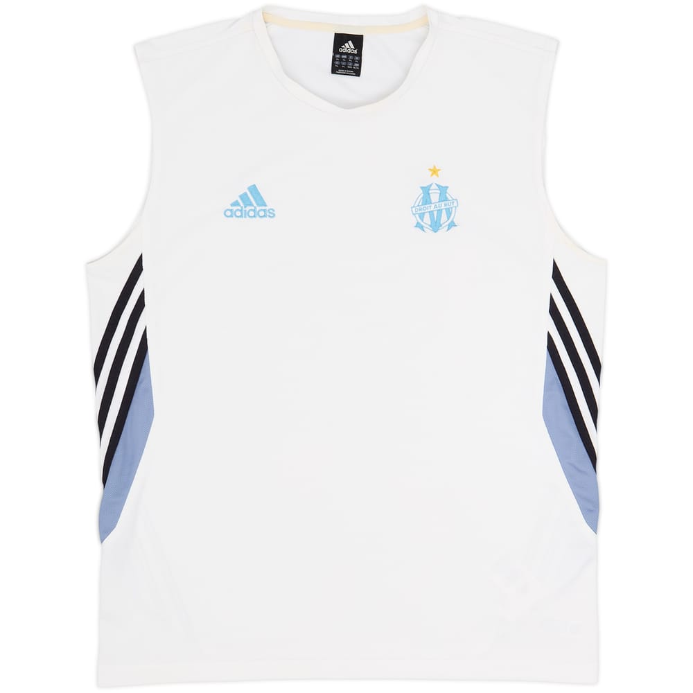 2003-04 Olympique Marseille adidas Training Vest - 7/10 - (XL)