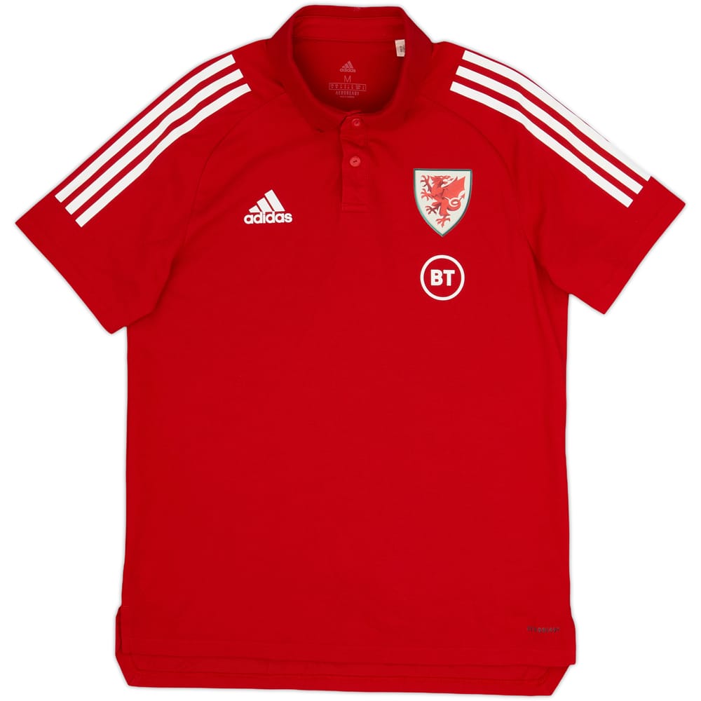 2021-22 Wales adidas Polo Shirt - 9/10 - (M)