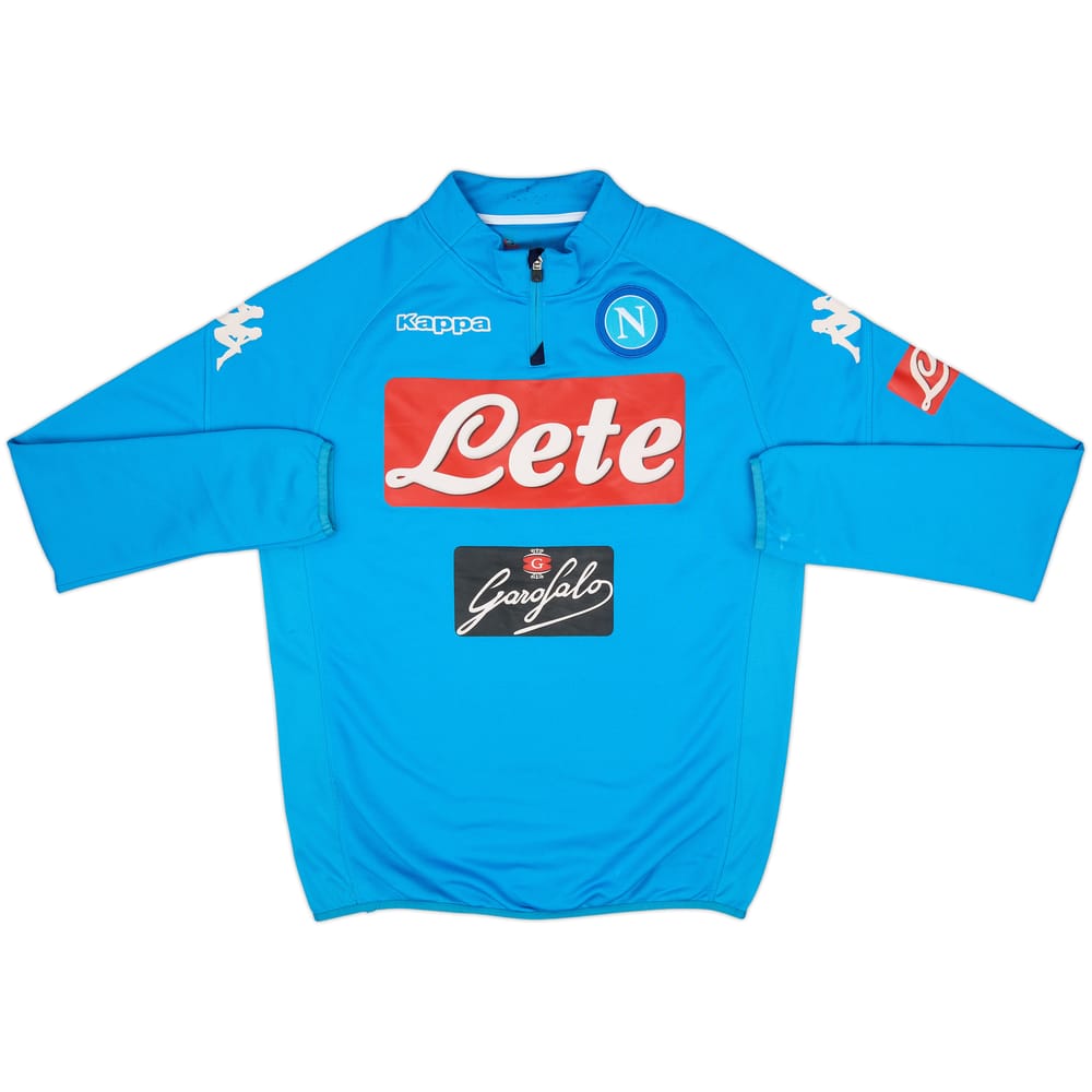 2016-17 Napoli Kappa 1/4 Zip Drill Top - 7/10 - (XL)