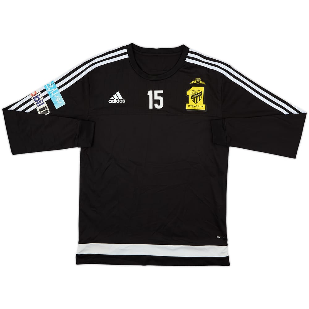 2015-16 Al-Ittihad Player Issue adidas Sweat Top #15 - 6/10 - (XL)