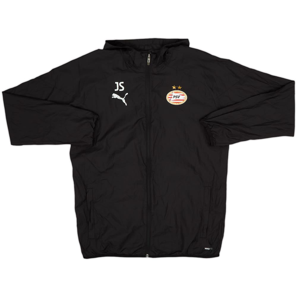 2023-24 PSV Staff Issue Puma Hooded Rain Jacket JS - 8/10 - (M)