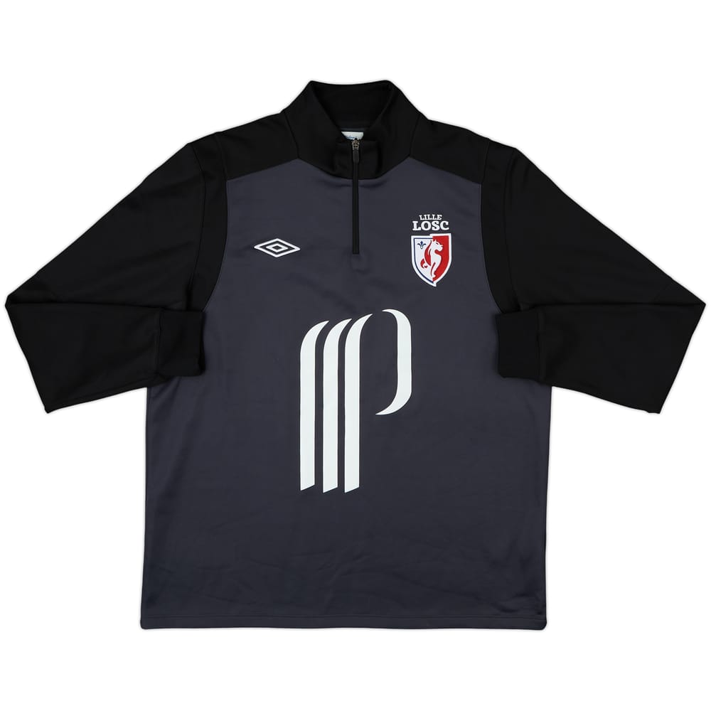 2012-13 Lille Nike 1/4 Zip Drill Top - 8/10 - (XL)