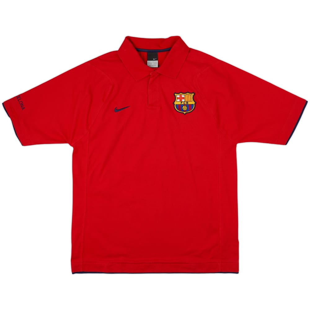 2008-09 Barcelona Nike Polo Shirt - 8/10 - (L)