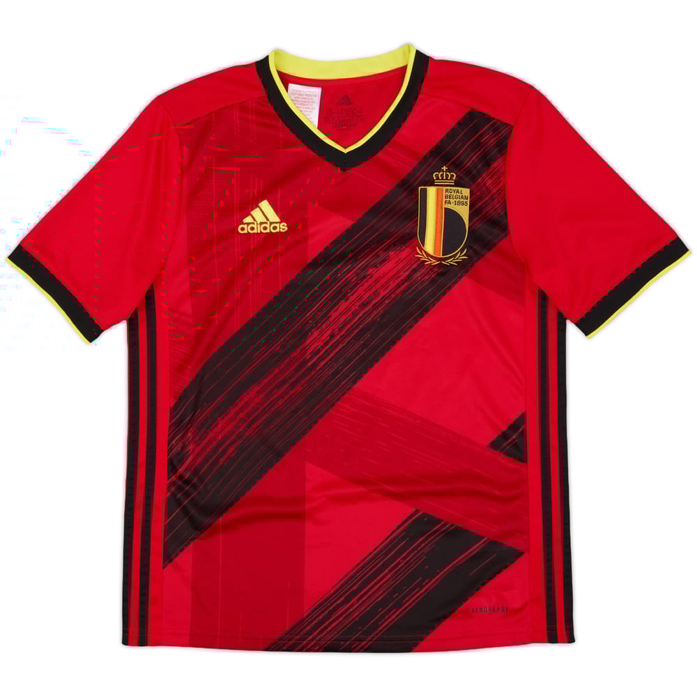 2020-21 Belgium Home Shirt - 8/10 - (L.Boys)