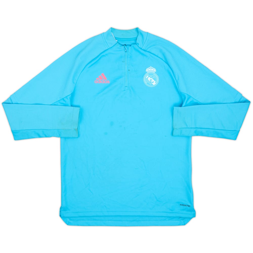 2020-21 Real Madrid adidas 1/4 Zip Drill Top - 4/10 - (L.Boys)