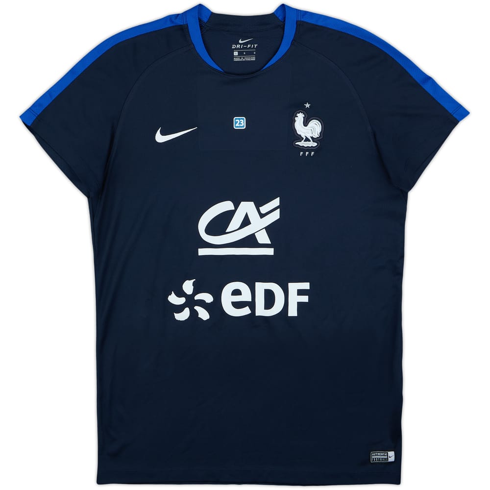 2017-18 France Women Player Issue Nike Training Shirt #23 - 8/10 - (L)