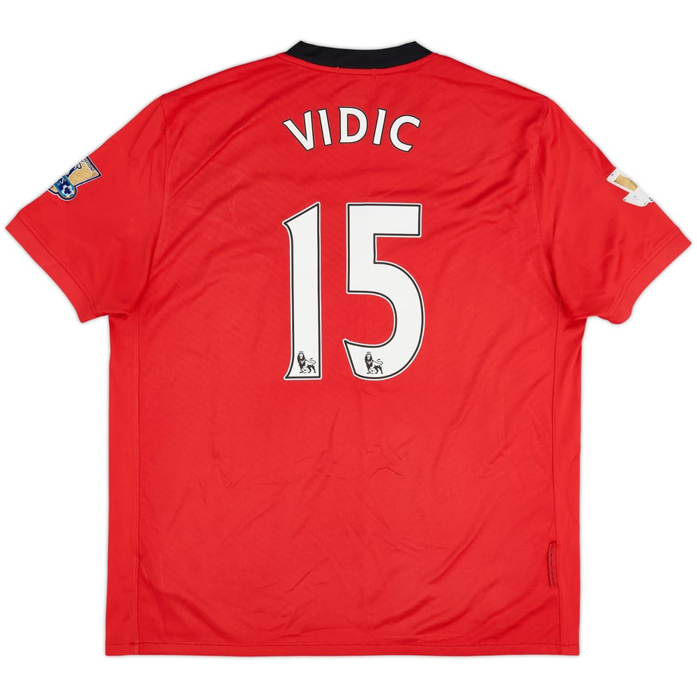 2009-10 Manchester United Home Shirt Vidic #15 - 5/10 - (XL)
