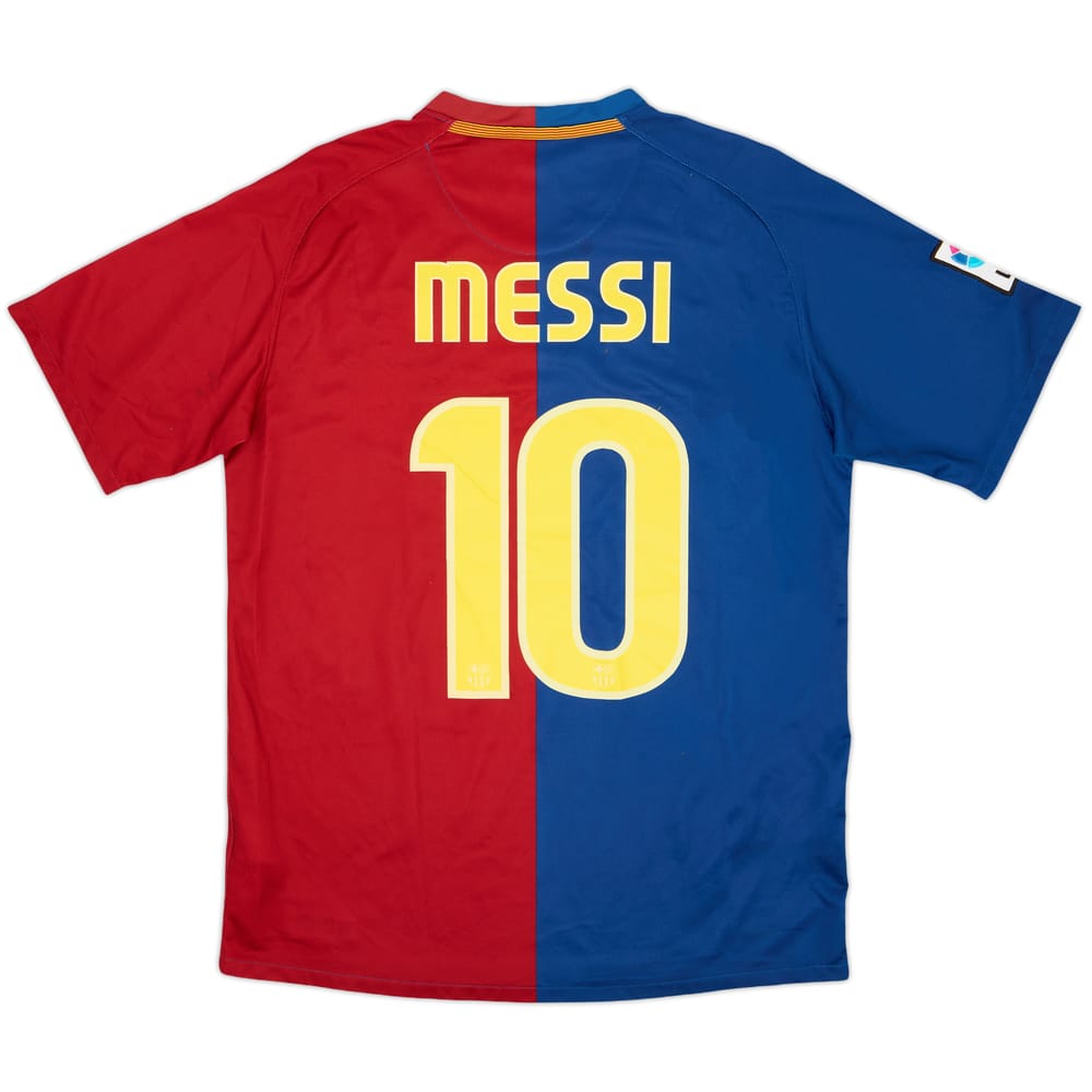 2008-09 Barcelona Home Shirt Messi #10 - 6/10 - (M)