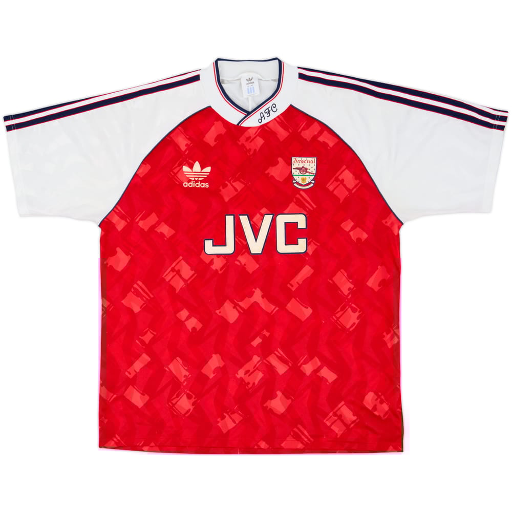1990-92 Arsenal Home Shirt - 8/10 - (L)